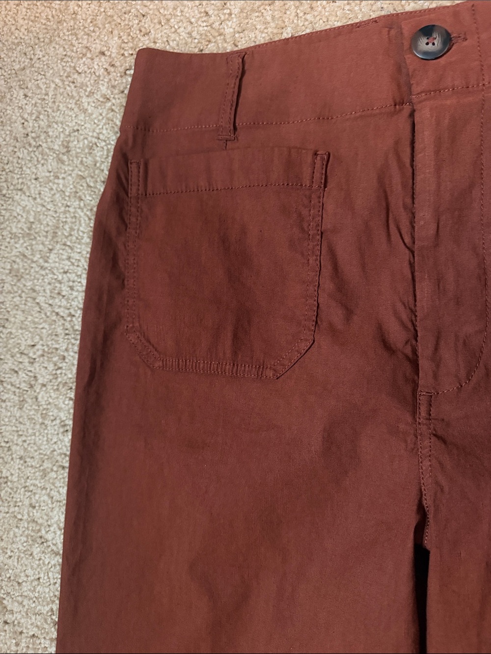 Anthropologie Maeve Colette Full Length Lightweight Pants 30T - Picture 3 of 7